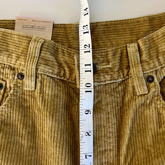 Levis Low Pro Mens Corduroy Pants 29x30 Relaxed Fit Mid Rise Straight Leg NWT's - Picture 14 of 16